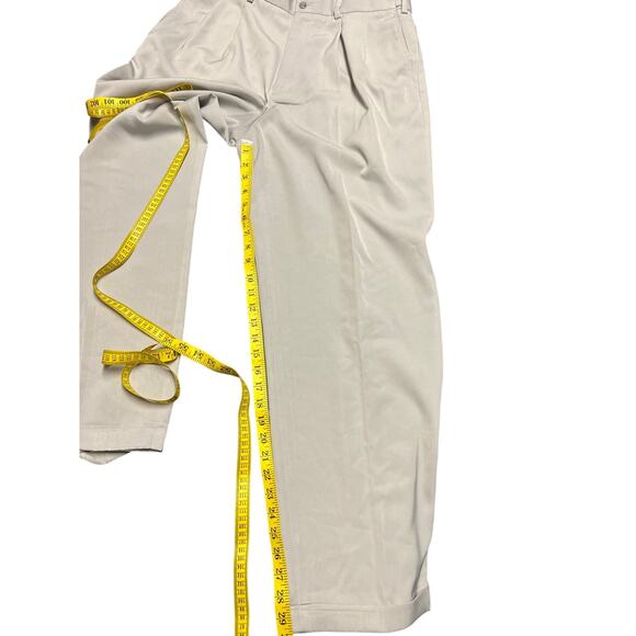 Axcess Khaki Pleated Front Dress Pants Size 34/32 - Picture 7 of 7